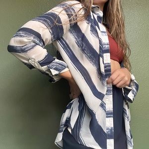 Large button up blouse